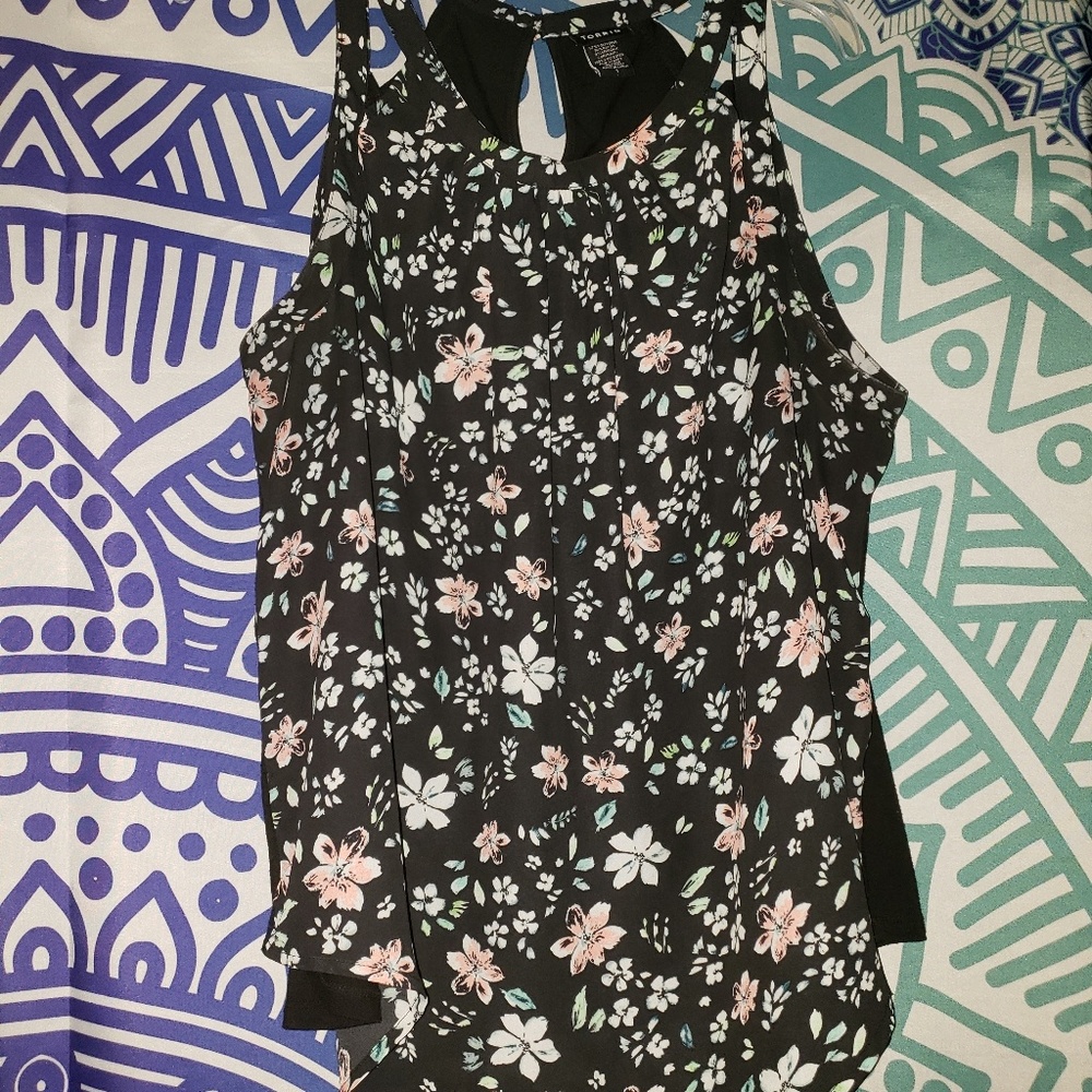 Torrid Floral Tank Top